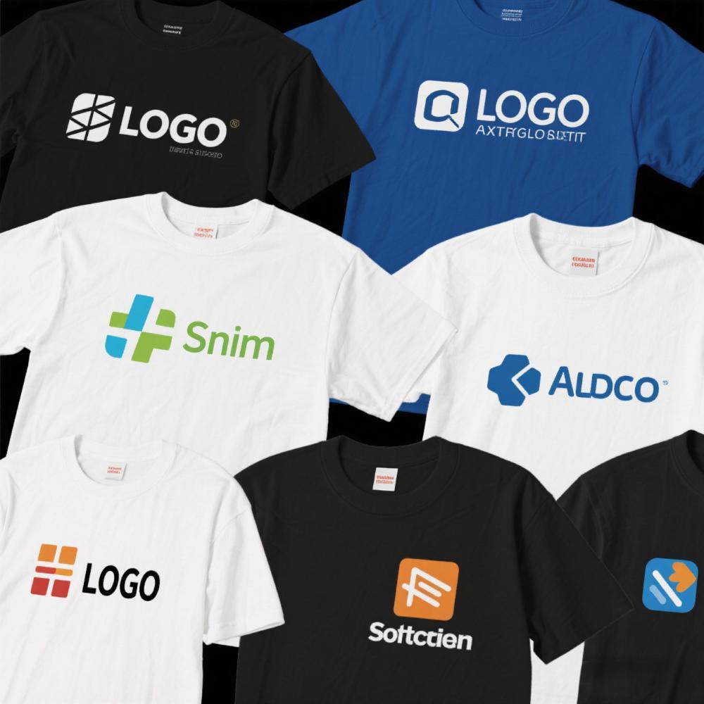 logo在不同的定制商務(wù)T恤的位置和樣式